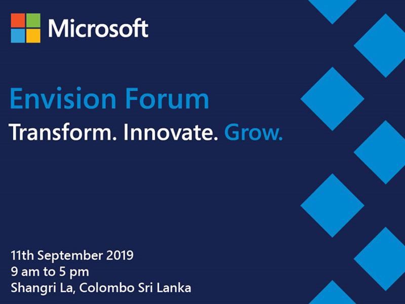 Team ZILLIONe is at the Microsoft Envision Forum Shangri-La, Colombo