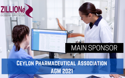 ZILLIONe is Privileged to become the Main Sponsor for AGM – 2021 of Ceylon Pharmaceutical Association