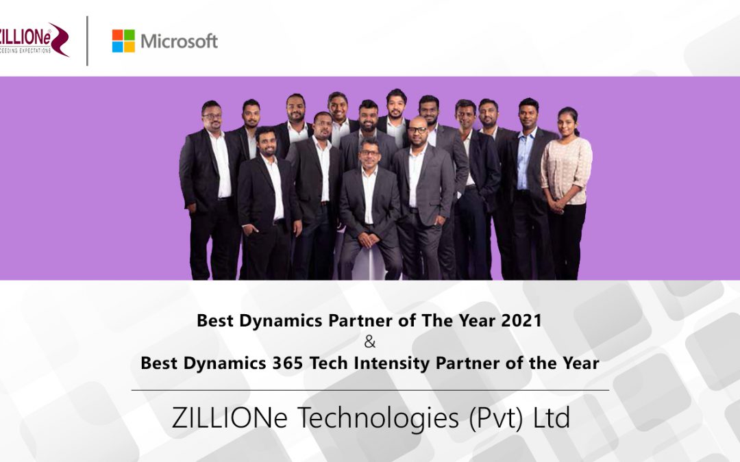 ZILLIONe wins the Best Microsoft Dynamics 365 Partner of The Year 2021 award yet again!